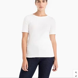J Crew white perfect fit slimming T-shirt